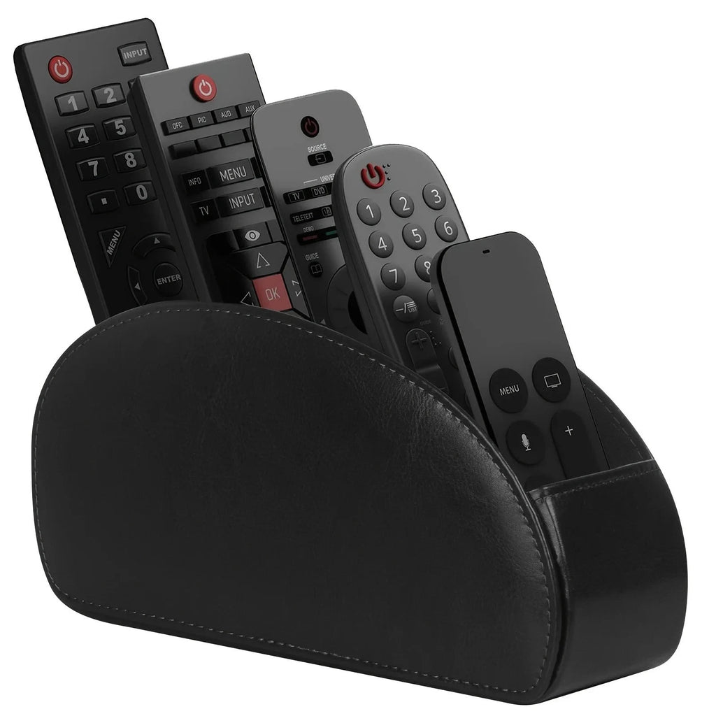 Storage Box PU Leather Phone And TV Remote Control Desk Organizer Holder Home