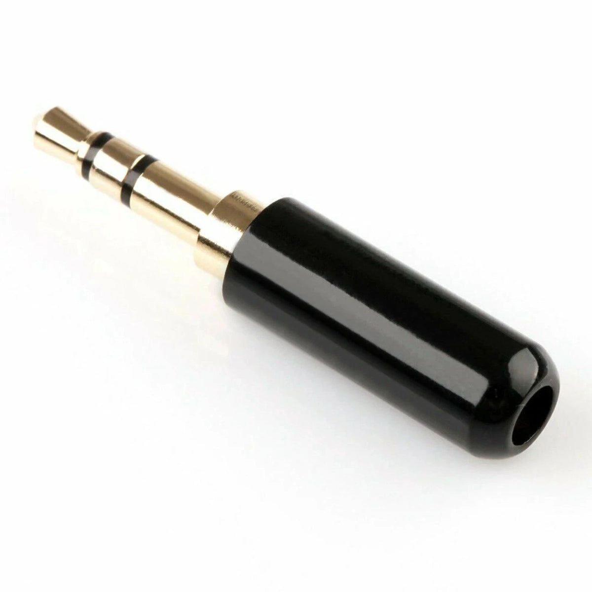 3Pcs 3.5mm Gold Plated Copper Male Stereo Mini Jack Plug Soldering Connector