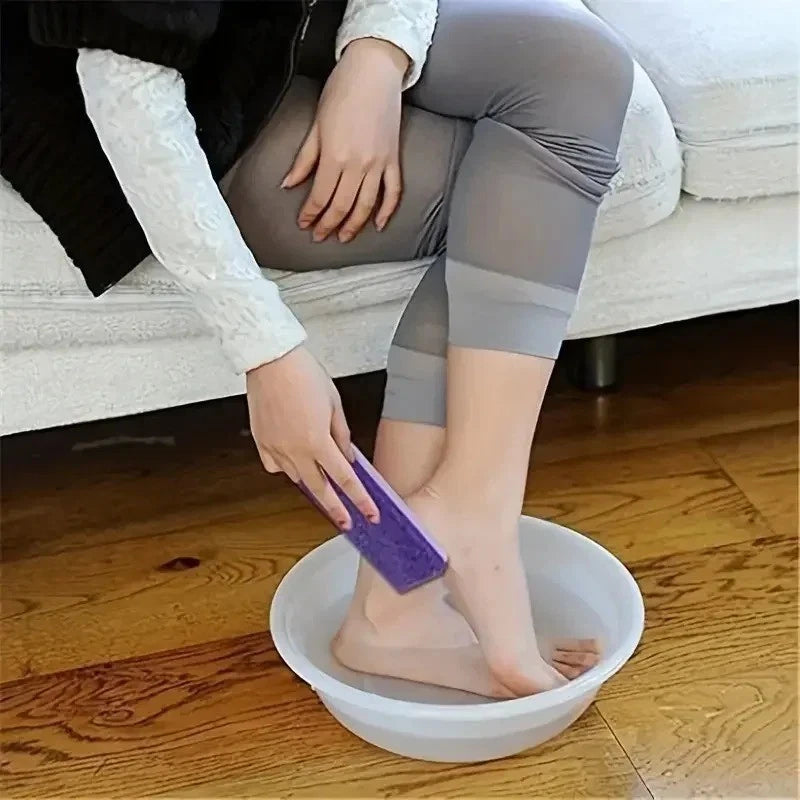 2PCS Foot Pumice Stone Foot File Callus Dead Skin Remover Foot Heel Scrubber Smo