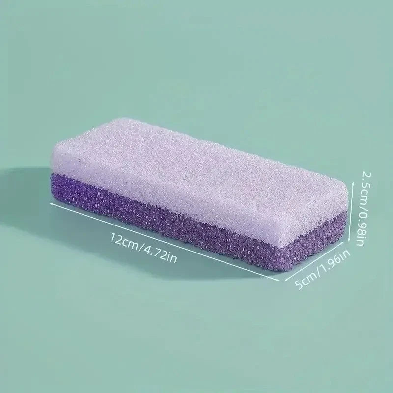 2PCS Foot Pumice Stone Foot File Callus Dead Skin Remover Foot Heel Scrubber Smo